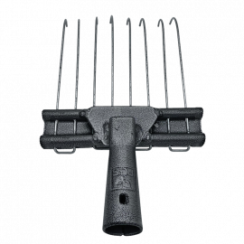 Balais DELIA 8 dents (14 cm, livré sans manche)