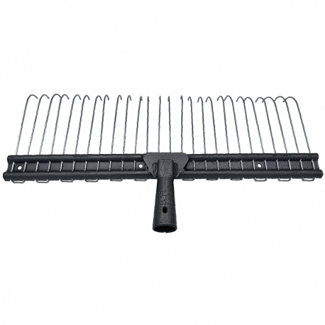 Balais DELIA 26 dents (46 cm) équipé d'un manche en hêtre de 1.65 m
