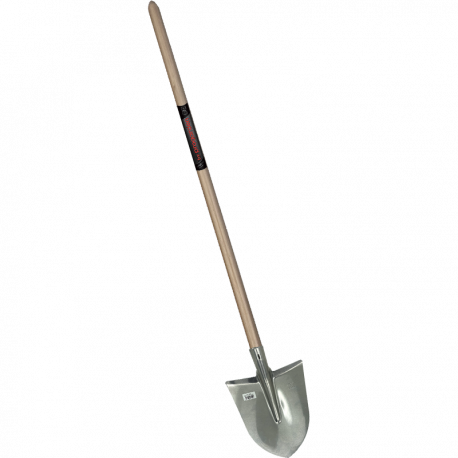 Pelle ronde aluminium ultra légère avec manche (peuplier, 1.10 m)