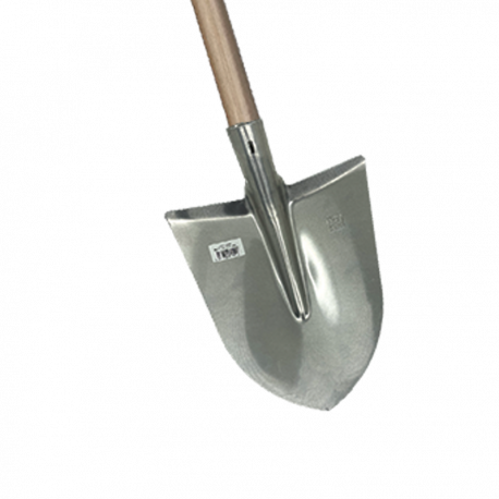 Pelle ronde aluminium ultra légère (livrée sans manche)