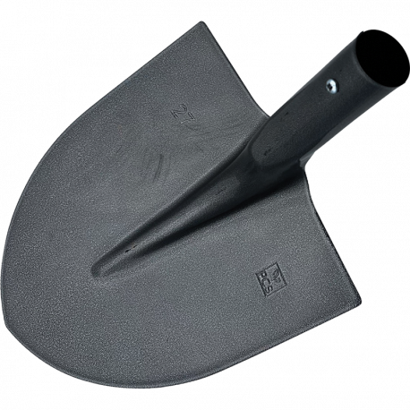 Pelle ronde (27 cm) équipée d'un manche en frêne de 1.30 m