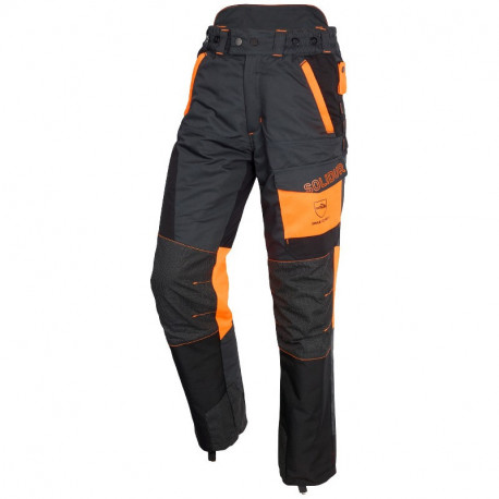 Pantalon SOLIDUR gris et orange Comfy