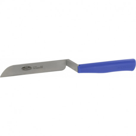 Couteau METALLO HACCP 15 cm acier C60 bleu
